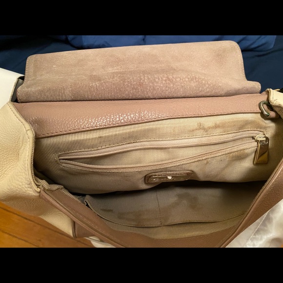 Furla tri color leather cortina bag w top handle - Picture 5 of 5